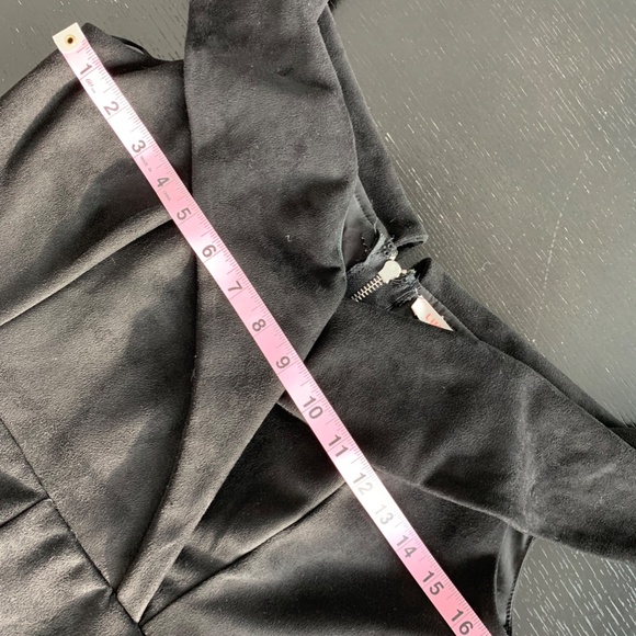 Luxxel Velour Black Romper - New, never worn - Picture 14 of 16